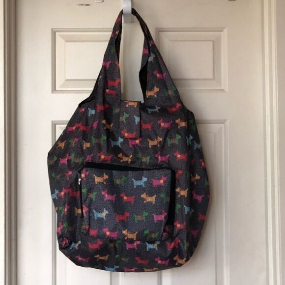 NWOT Extra Large Tote Puppy Print Tote Bag - Picture 2 of 14